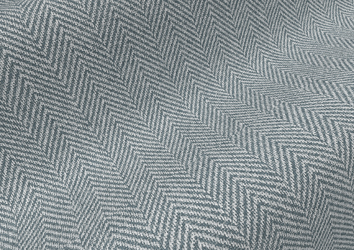 Soft Chevron, Lead Grey - Made to Measure Curtains - Image 4